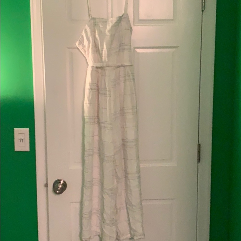 White Printed Jumpsuit